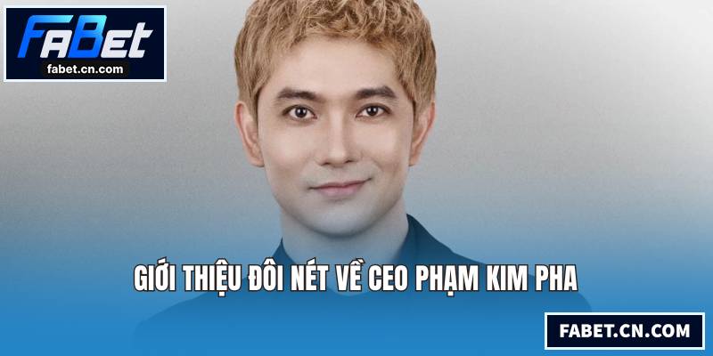 Giới thiệu đôi nét về CEO Phạm Kim Pha
